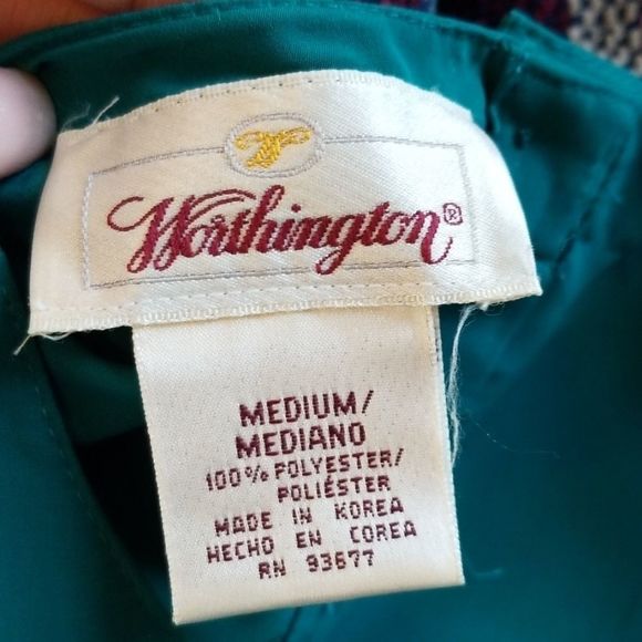 VINTAGE Worthington shirt size medium - Picture 7 of 7
